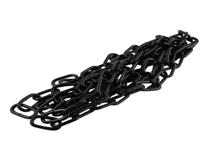 Faithfull FAICHCUT50B Black Japanned Chain 5.0mm x 2.5m - Max Load 160kg |