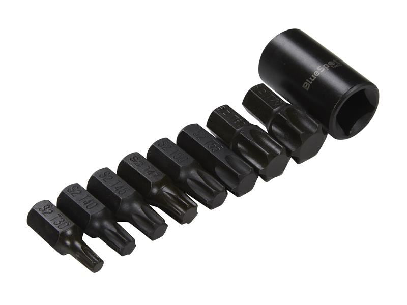 B/S 1/2in Impact TORX Bit Set, 9 Piece