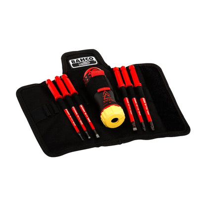 BAH Insulated Ratcheting Screwdriver Set, 6 Piece