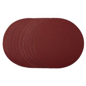 Draper 180MM SANDING DISC 240G 56182 56182 Sanding Discs, 180mm, Hook & Loop (Pack of 10)