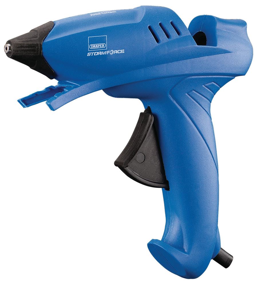 Draper 230V GLUE GUN 100W 83660 83660 Glue Gun, 100W, 6 x Glue Sticks