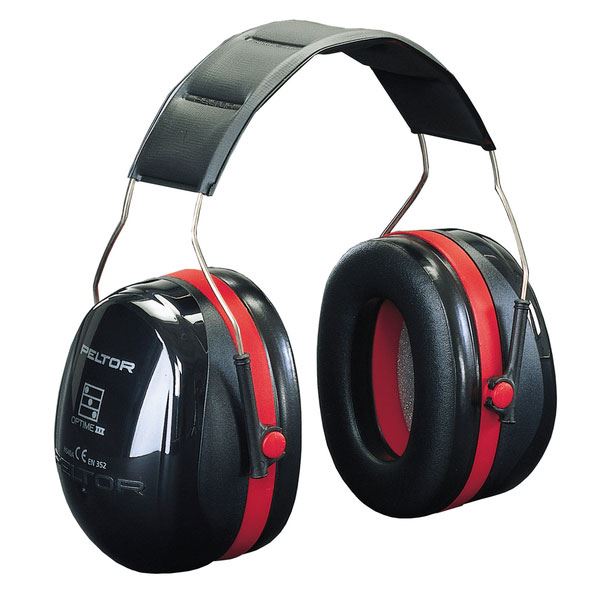 3M PELTOR OPTIME 3 EAR DEFENDERS HEADBAND BLACK