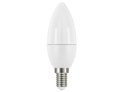 Energizer� S8851 LED SES (E14) Opal Candle Non-Dimmable Bulb, Warm White 470 lm 5.2W