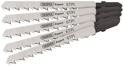 DRAPER 81719 - DT101D 100mm Jigsaw Blade Set (5 Piece)