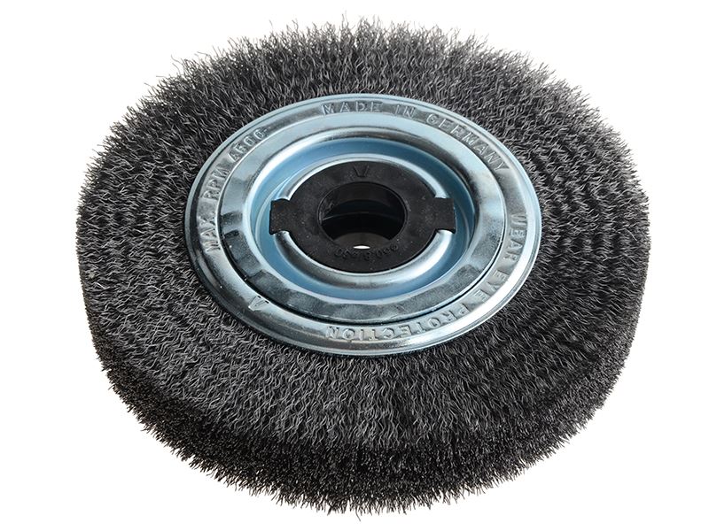 Lessmann 366.163 Wheel Brush D200mm x W40-45 x 80 Bore Set 4 +1 Steel Wire 0.30