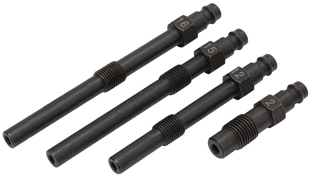Draper COMPRESSION ADAPTOR KIT 35887 Glow Plug Adaptor Kit (4 Piece)