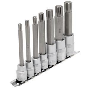 Draper RIBE BIT SET 7PCS 3/8 1/2 16346 RibeÂ® Socket Bit Set, 3/8", 1/2" Sq. Dr. (7 Piece)