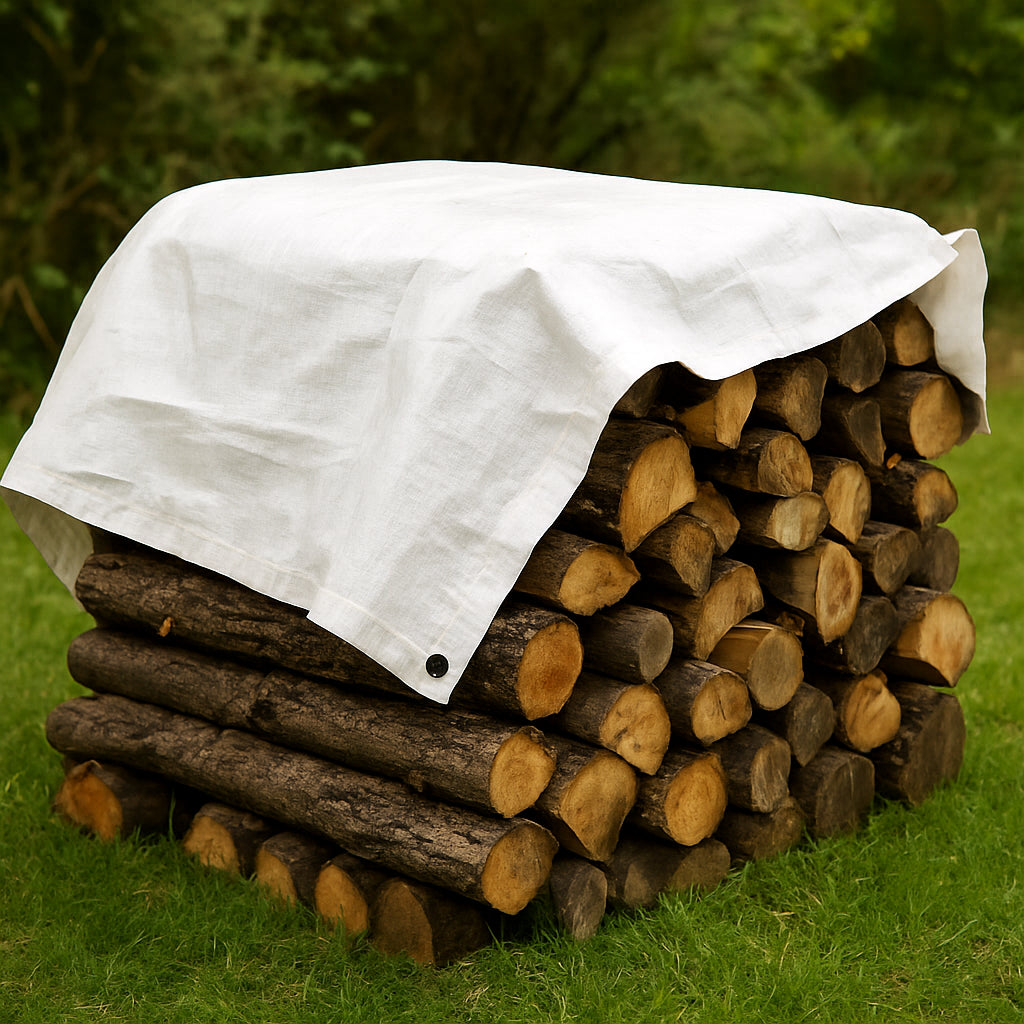 Heavy Duty Blue Waterproof Tarpaulin Sheet Cover for Camping, Garden, Roof & Building Site