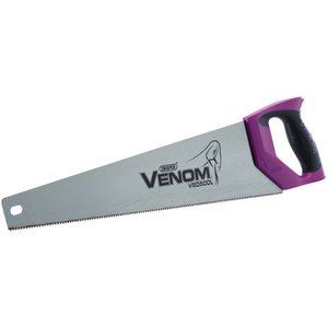 Draper VENOM 500MM 14PPI HP HAND SAW 66125 Draper VenomÂ® Double Ground Laminate Saw, 500mm, 13tpi/14ppi