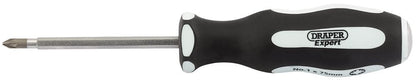 Draper NO.1X75MM POUND THRU PZ S/D 35227 Pound Thru' PZ TYPE Soft Grip Screwdrivers