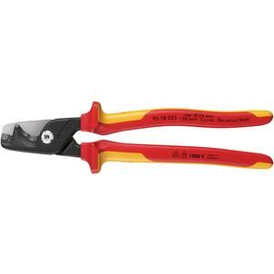 18131 KNIPEX KNIPEX 95 18 225 StepCut XL VDE Insulated Cable Shears, 225mm Professional Trade DIY Workshop Garage Use