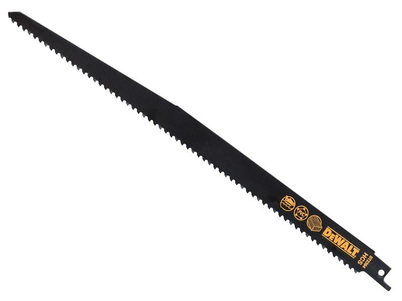DeWalt Power Tools HCS Reciprocating Blade for Wood, Fast Cuts 152mm x 6 TPI (Pack 5)