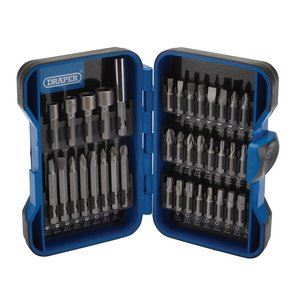 Draper 37PC SCREWDRIVER BIT SET 18561 18561 Insert Bit Set (37 Piece)
