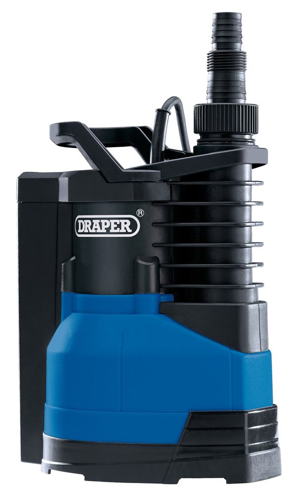 Draper 400W INTEG FLOAT SWITCH PUMP 98917 98917 Submersible Water Pump with Integral Float Switch, 150L/min, 400W