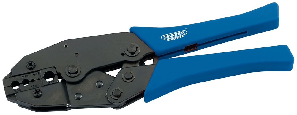 Draper HEX RATCHET CRIMPING TOOL 44053 225mm Coaxial Series Crimping Tool