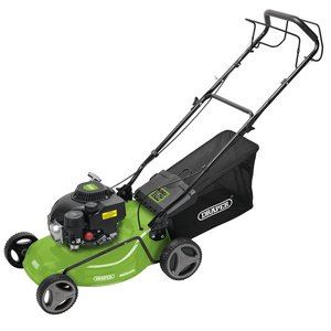 Draper PETROL L/MOWER STEEL DECK460MM 08672 Self-Propelled Petrol Lawn Mower, 460mm, 150cc/3.6HP