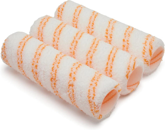 For The Trade 9in Medium Pile Paint Roller Sleeves Pack of 3 for Semi Smooth Surfaces and Decorating