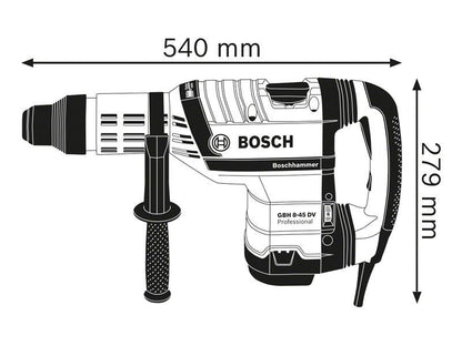 BSH GBH 8-45 DV SDS-Max Professional Rotary Hammer 1500W 110V