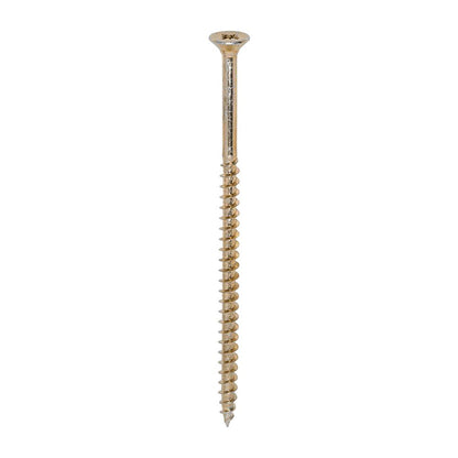 TIMCO Solo Woodscrew PZ2 CSK ZYP 5.0 x 100 Gold Pack 100