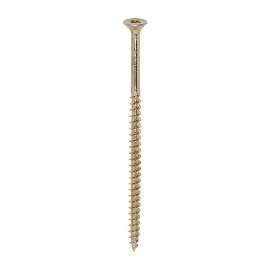 TIMCO Solo Woodscrew PZ2 CSK ZYP 5.0 x 100 Gold Pack 100