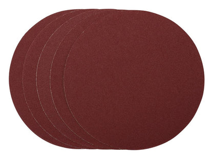 Draper 305MM PSA SANDING DISC 80G 63753 63753 Sanding Discs, 305mm, PSA (Pack of 5)