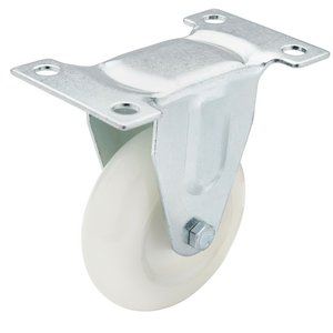 Draper NYLON CASTOR FIXED-75M DIA 65502 Nylon Wheeled Fixed Plate Castors
