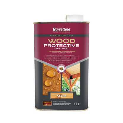 Barrettine Wood Protective Treatment Shed Fence Timber Wood Stain All Colours