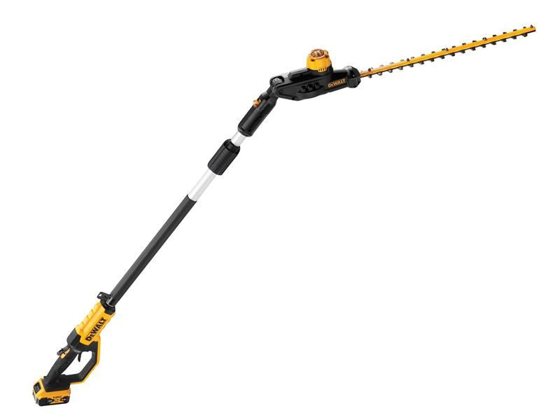 DeWalt DCMPH566P1-GB DCMPH566P1 XR Pole Hedge Trimmer 18V 1 x 5.0Ah Li-ion