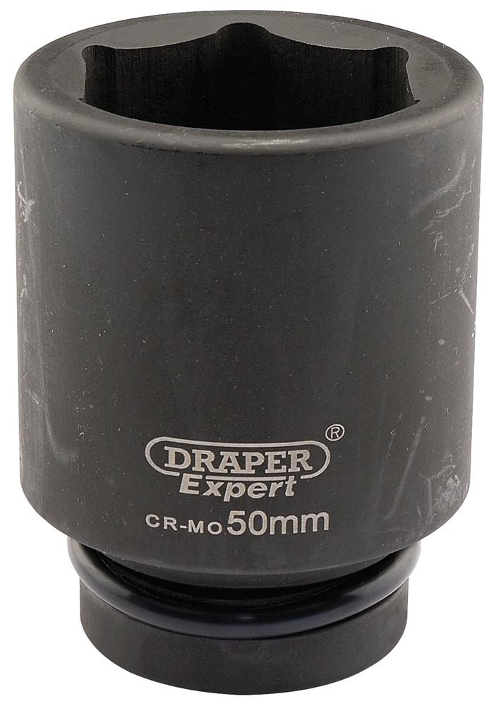 Draper 50MM IMP.DEEP SCKET 1DR 05155 HI-TORQÂ® Metric Deep Impact Sockets, 1" Sq. Dr.