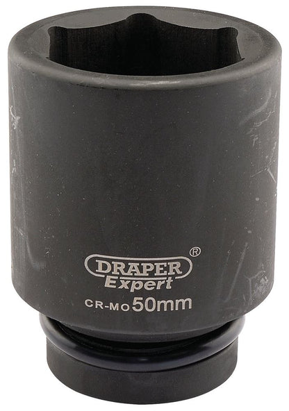 Draper 50MM IMP.DEEP SCKET 1DR 05155 HI-TORQÂ® Metric Deep Impact Sockets, 1" Sq. Dr.