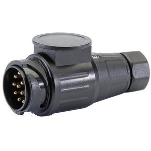 Draper 13-PIN EURO12V TWIN INLET PLUG 99659 13-Pin Euro 12V Twin Inlet Towing Plug