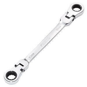 Draper 12X13 FLX RATCHET RING SPANNER 27746 27746 HI-TORQÂ® Metric Flexible Head Double Ring Ratchet Spanner