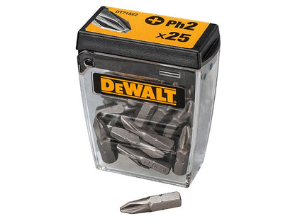 DeWalt DT71522-QZ PH2 25mm Standard Tic Tac Display 21 x Packs of 25