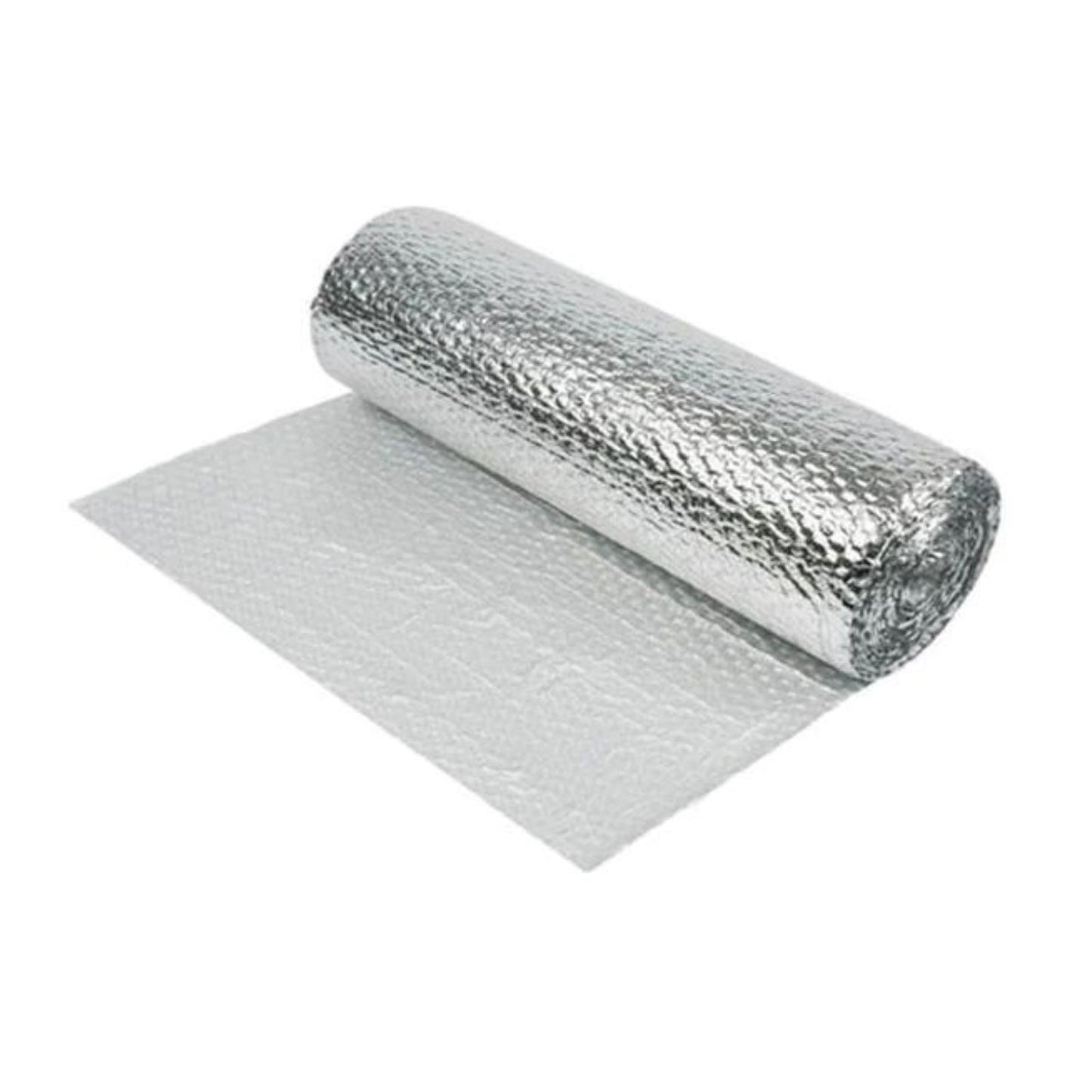 Yuzet Silver Multi-purpose Double Aluminium Bubble Insulation Foil Loft Wall Caravan Attic Garage Roof 0.6m & 1.2m Wide