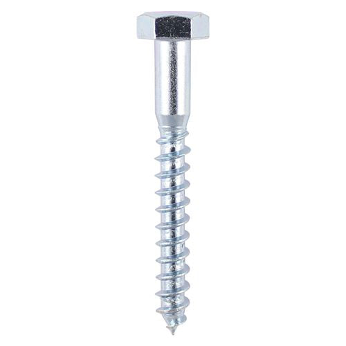 TIMCO Coach Screws Hex Head Silver  - 8.0 x 100 TIMpac OF 5 - 08100CSCP