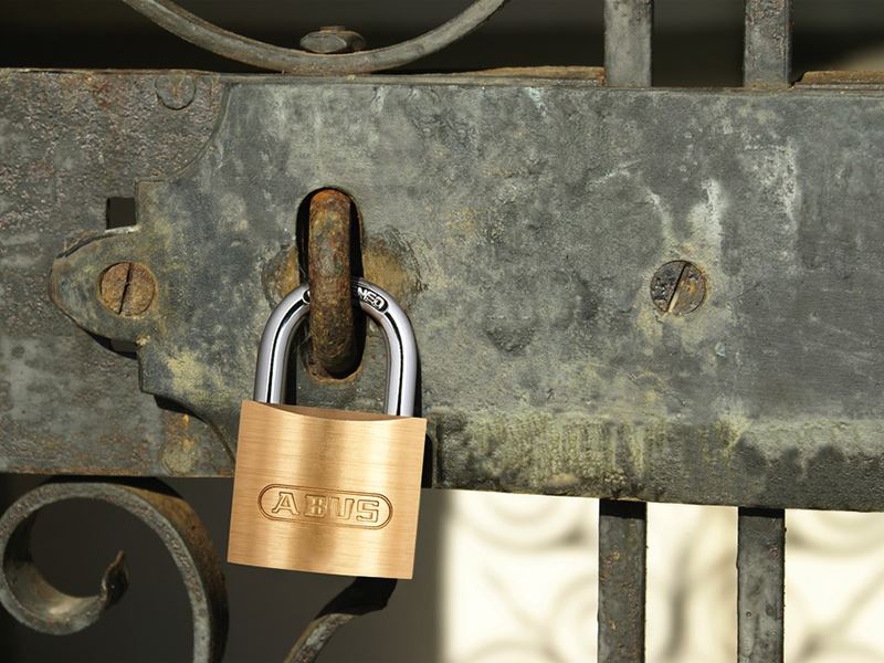ABUS 35086 55/60mm Brass Padlock Carded