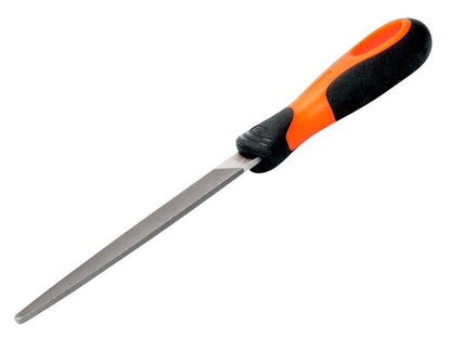 Bahco 1-110-08-2-2 Handled Flat Second Cut File 1-110-08-2-2 200mm (8in)