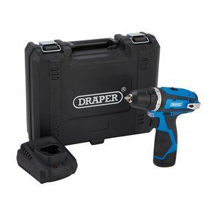 Draper 12V DRILL DRIVER KIT 70328 70328 12V Drill Driver, 1 x 1.5Ah Battery, 1 x Fast Charger