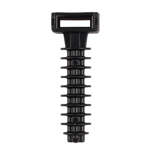 TIMCO Cable Tie Plug Black 8.0 x 40 Black Pack 100