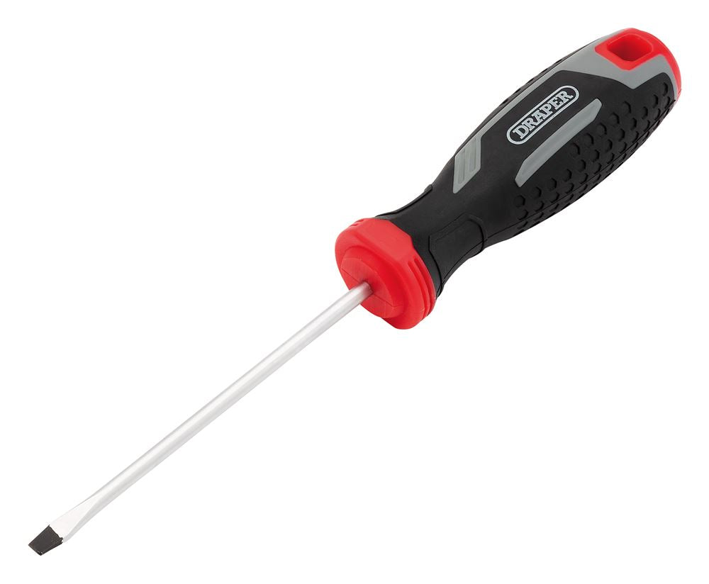 Draper SL4X100MM SLOTTED SCREWDRIVER Slotted Soft Grip Screwdrivers