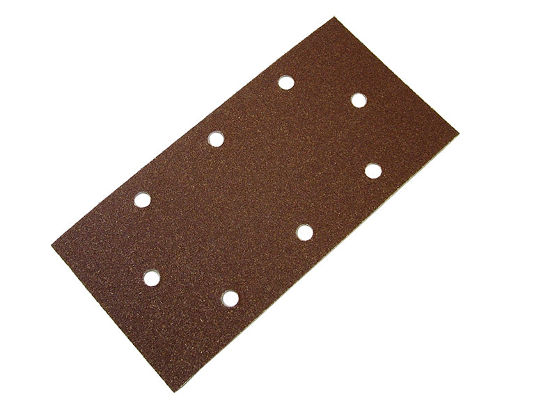 Faithfull  1/3 Sanding Sheet B/D Perforated Assorted (Pack 5)