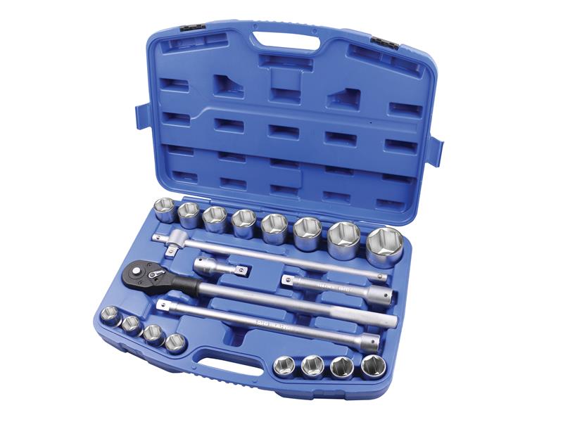 Faithfull 341021 Socket Set of 21 Metric 3/4in Drive
