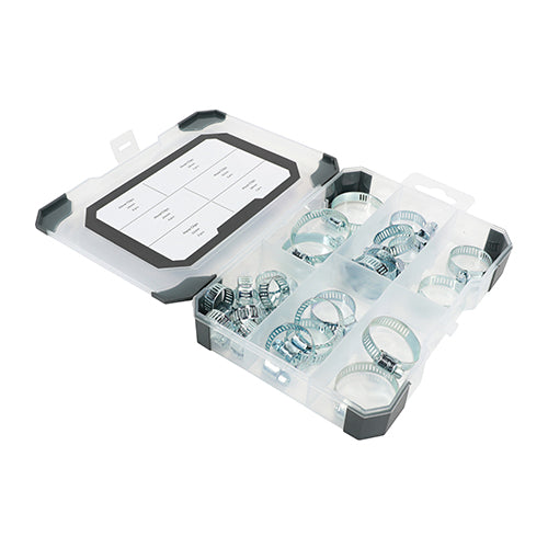 TIMCO Hose Clips Mixed Tray - 25pcs Tray OF 1 - TRAY970