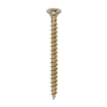 TIMCO Solo Woodscrew CSK - ZYP (IND) 5.0 x 60 Gold Pack 1000