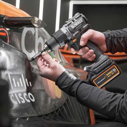 DeWalt McLaren XR Brushless Combi Drill 18V 2x5Ah Li-ion Kit F1 Edition