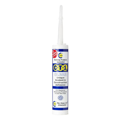 12 x CT1 Clear TRIBRID Multi-Purpose Sealant & Adhesive 290ml Flexible Odourless
