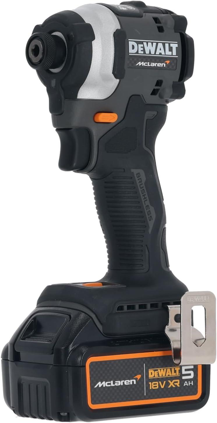 DeWalt McLaren XR Brushless Impact Driver 18V 2x5Ah Kit 1/4in F1 Edition