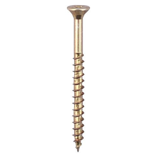 TIMCO Velocity Screw PZ2 CSK ZYP 3.5 x 35 Gold Pack 200