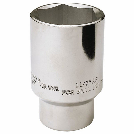 26916 Draper Expert Expert Ball Joint Socket, 1/2 Sq. Dr., 38mm or 1.1/2 AF HTD-AF Hub Nut Sockets Professional Trade DIY Workshop Garage Use