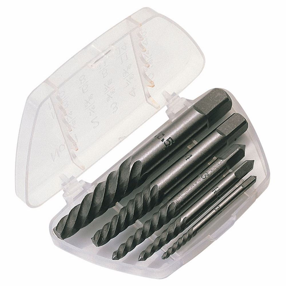 Draper SCREW EXTRACTOR KIT 42560 Screw Extractor Set (5 Piece)